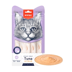 Wanpy Creamy Lickable Treat - Tuna & Crab 70g - 5x14g - godbid til katte